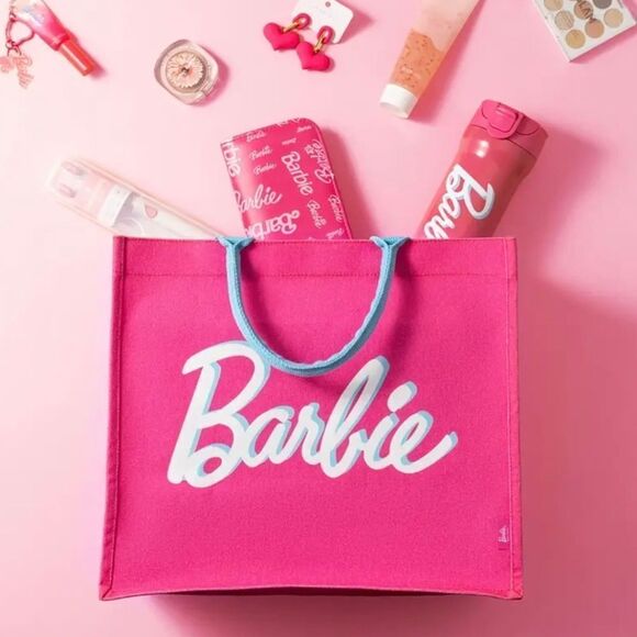 Barbie Handbags - Pink & Blue Barbie Tote Bag
